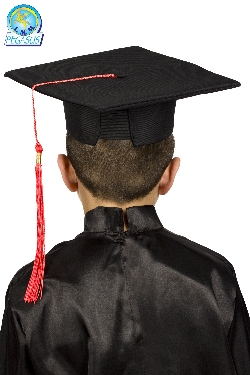 CAPPELLO LAUREA NERO BAMBINO